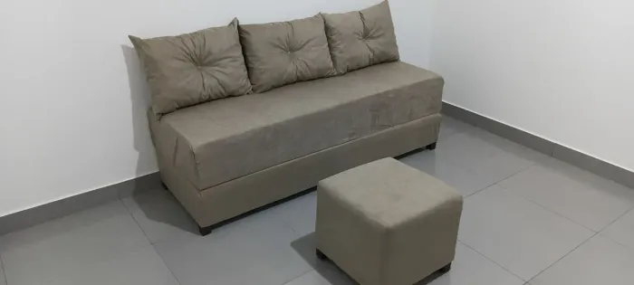 Sofa cama reclinavel Direto da fábrica Espuma.Especial 