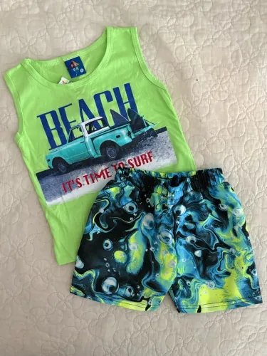 Conjunto verão infantil Pipa