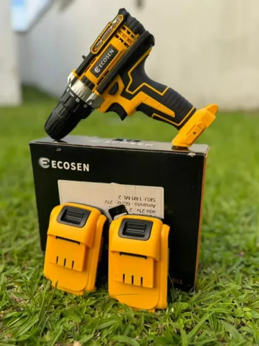 Furadeira Com Chave De Fenda Escovada 21v - 2 Baterias