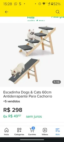 Escada para Pet