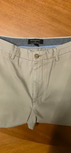 Calça Masculina, Sarja caqui, Banana Republic