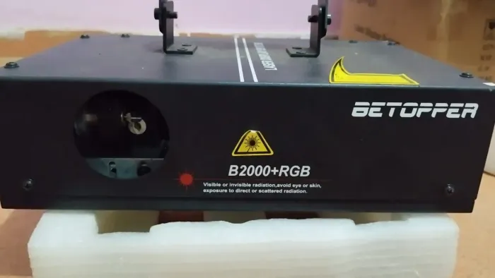 Projetor Laser Display System 15W Bivolt - Iluminação para Festas e Eventos (DMX)