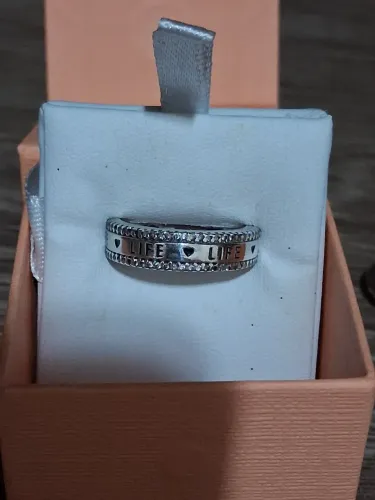 Anel Life Vivara em Prata 925 com Zirconias