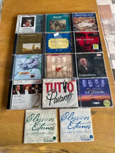 Músicas Clássicas - Lote c/ 15 CDS + Brinde