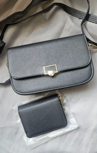 Bolsa feminina transversal tiracolo com carteira