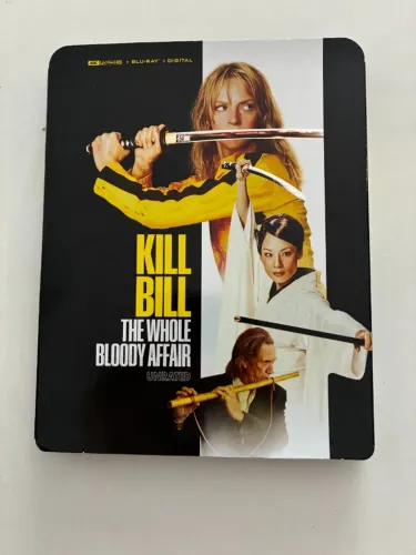 Bluray 4K Kill Bill The Whole Bloody Affair Importado s/ LEG em PT-BR c/ Luva