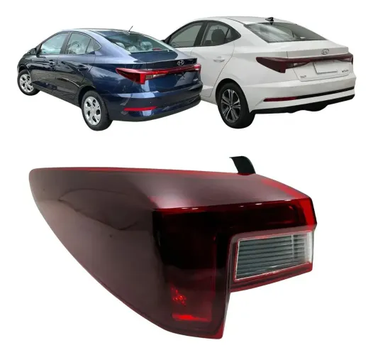 Lanterna da lateral traseira esquerda HB20 sedan 2023 a 2025 sem led 