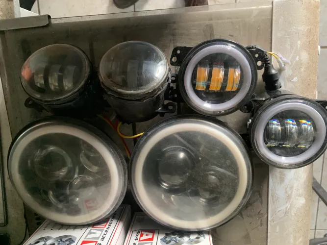 Farol led 6? 4,5? e 4?