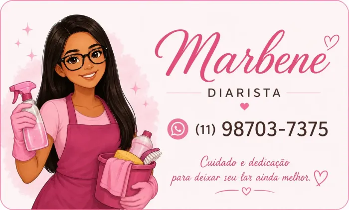 Se quiser sua casa brilhando, é só chamar