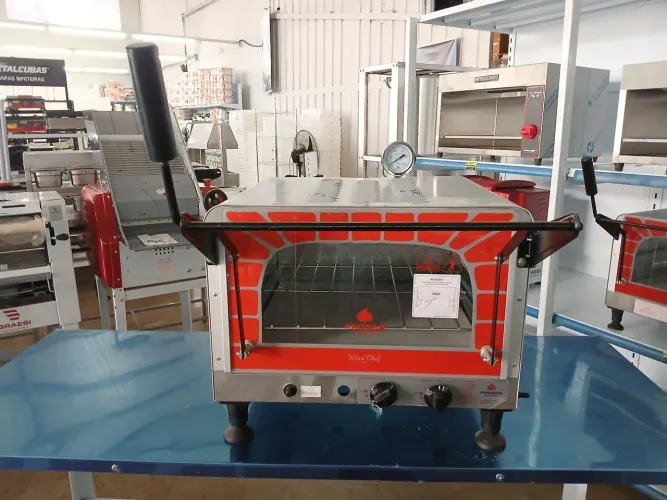 Forno a Gás GLP Refratário Mini Chef Gratinador PRP400G