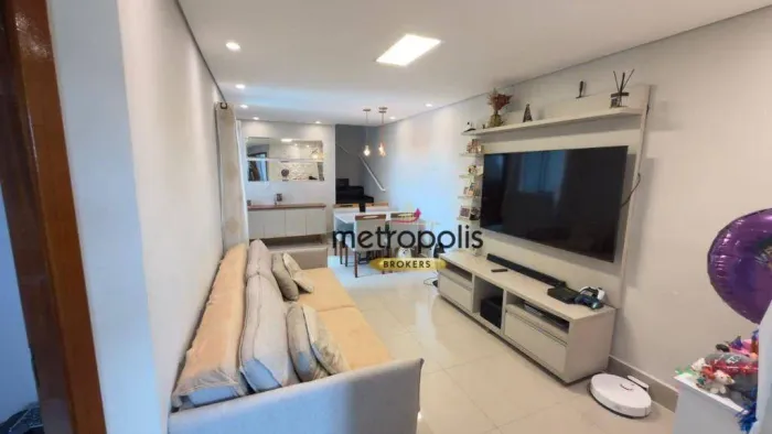 Cobertura com 2 dormitórios à venda, 150 m² por R$ 620.000,00 - Utinga - Santo André/SP