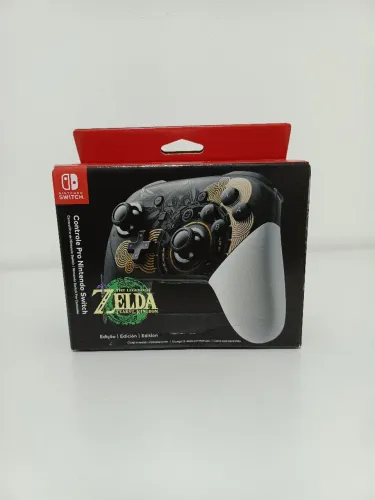 Controle Nintendo Switch pro edição Zelda lacrado
