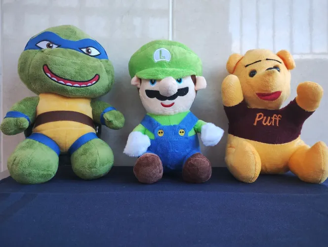 Bichos de pelúcia (03 unidades)