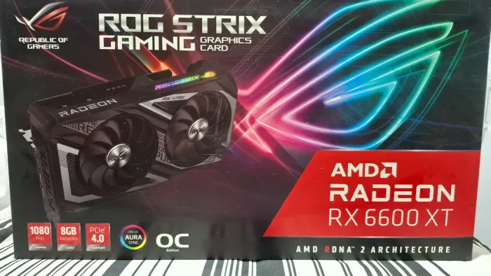 Placa de Vídeo ROG STRIX AMD Radeon RX 6600 XT
