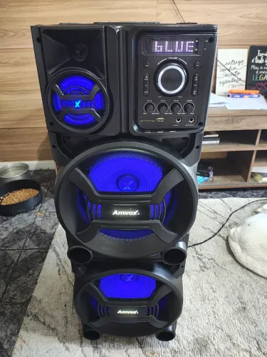 ? Caixa de Som Amvox 1402 Titan Black 1400W RMS - Super Potente !?
