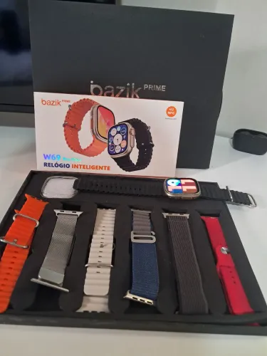 SMARTWATCH PRO MAX w69 (COM 7 PULSEIRAS)