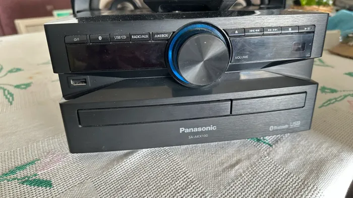 Mini System Panasonic AKX100 250W RMS, Bluetooth, Wireless Média, USB