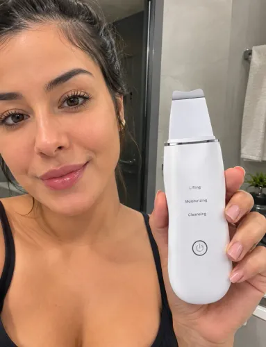 peeling ultrassônico limpeza facial
