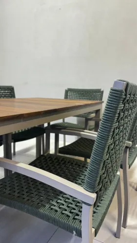 Conjunto Área Gourmet em Corda Naútica