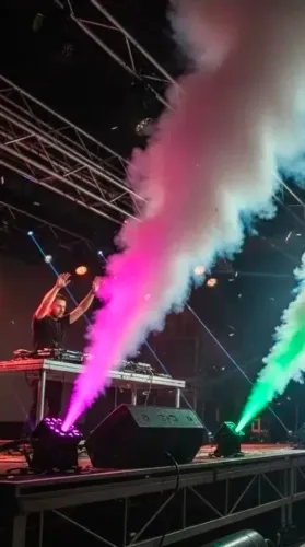 Kit Co2 Led Rgb Dj Efeito