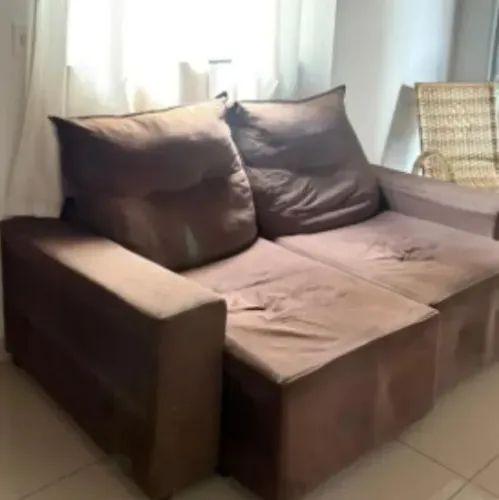 Sofá retrátil 2 lugares 