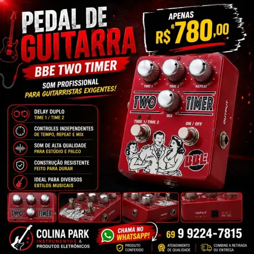 Pedal Guitarra BBE TWO TIMER