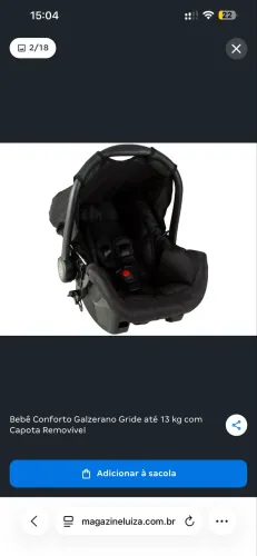 Bebê conforto Burigotto