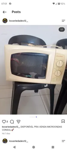 Vende-se microondas