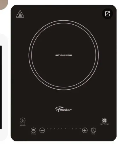 Cooktop fischer 1boca indução 220v