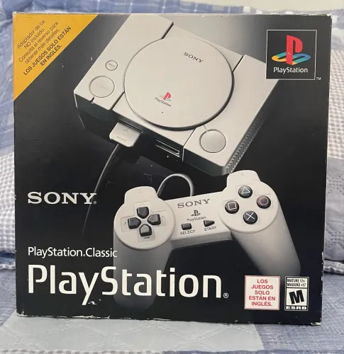 PS1 Retro Mini na caixa (Serial batendo)