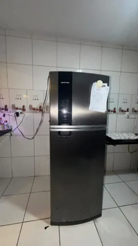 Geladeira inox 