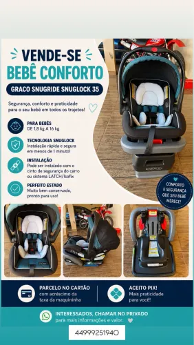 Vende-se Bebe conforto Graco