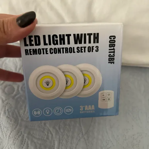 Vendo 3 Luzes de Led com controle