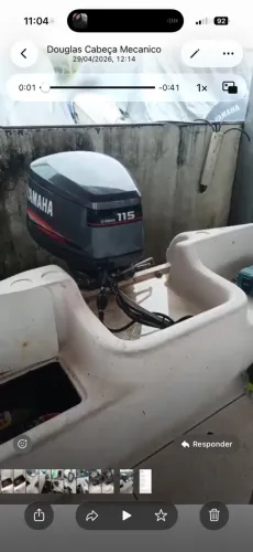 Motor Yamaha 115hp 2 tempos - V4