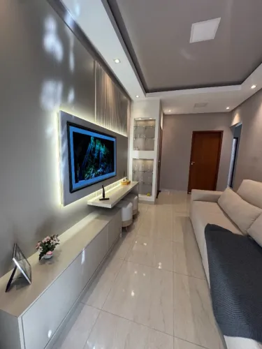 Apartamento todo mobiliado no vivendas + garagem