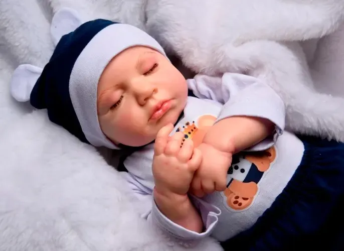 BEBÊ REBORN GUITTI BABY KIT LOU LOU MASCULINO