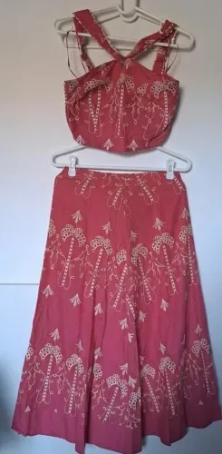 Conjunto midi cropt elástico