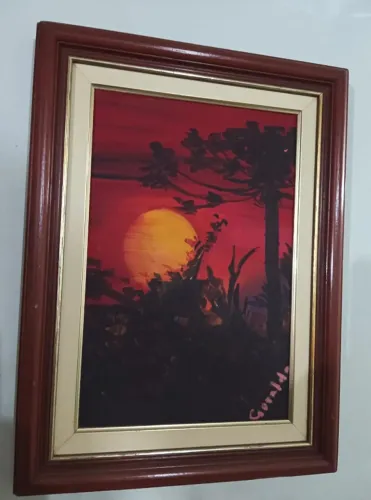 Três obras de arte, decoração de alto estilo