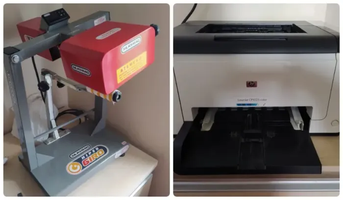 Kit Transfergiro Silksmaq 220v + Impressora Laser HP CP1025 Colorida