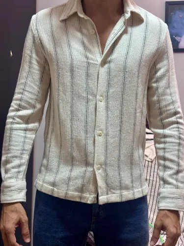 Camisa Zara Manga Cumprida P