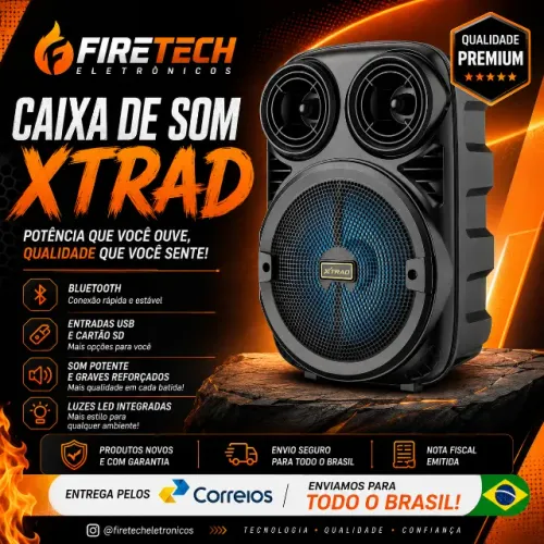 Caixa de Som Xtrad XDG-64