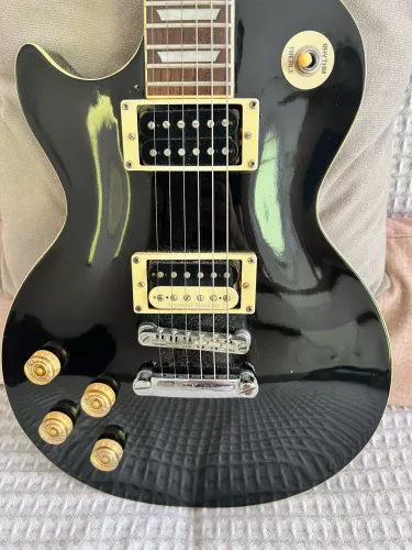 Guitarra Epiphone Les Paul Standard canhoto com Set de Captadores Seymour Duncan JB e 59