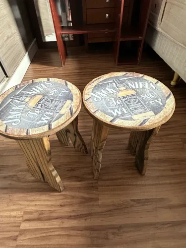 Banco personalizado da Jack Daniniels