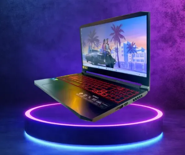 NOTEBOOK ACER GAMER NITRO 5 - I5, 11° - 8GB RAM - 256GB SSD + 500GB HD - P. VÍDEO RTX 3050