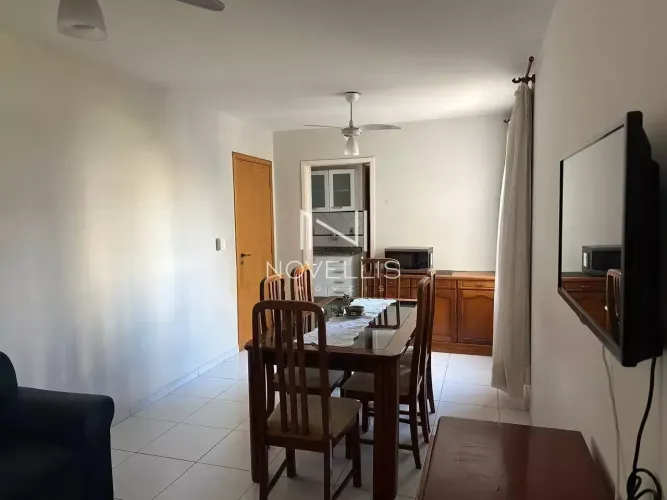 Apartamento mobiliado para alugar com 2 quartos no Jardim das Colinas em São José dos Camp