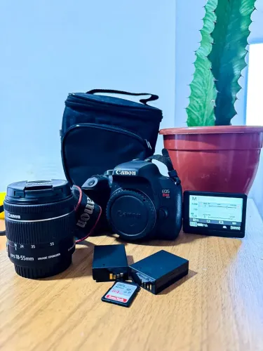 CANON EOS T7I WI-FI, BLUETOOTH, NFC + 24.2 MP FOTOS NÍTIDAS. PARA EVENTOS E ESPORTE