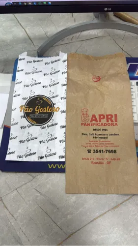 Saco de pão personalizados 