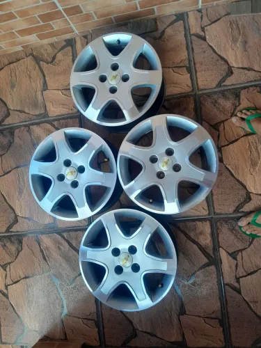 Rodas aro 15 furação 4x100,original da GM astra trem,corsa,agile,prisma,onix,montana,cheve