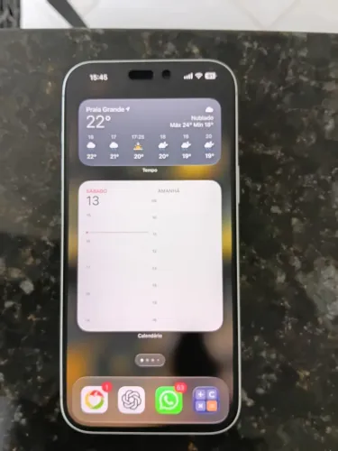 iPhone 17 Pro Max 512GB Prata | 100% Bateria | NF | Estado de Novo