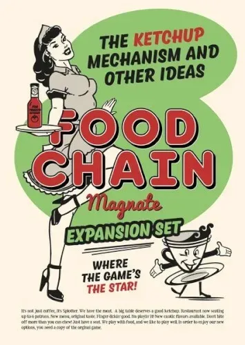 Food Chain Magnate: The Ketchup Mechanism & Other Ideas (2019) BoardGame Impresso